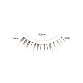 Dorisue Bottom lashes Natural Lower lashes Bottom eyelashes Black or Brown Eyelashes natural look face lashes set 10 Pairs lashes pack
