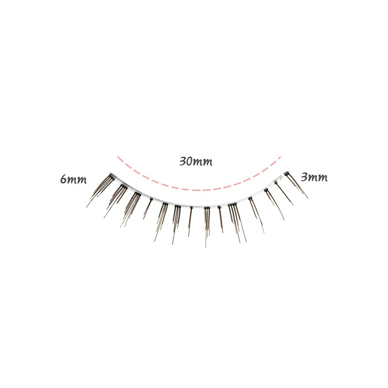 Dorisue Bottom lashes Natural Lower lashes Bottom eyelashes Black or
