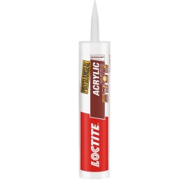 FixtureDisplays Loctite 1507600 10oz White Polyseamseal Acrylic Caulk w/Silicone