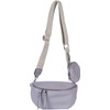 styleBREAKER 02012396 Women’s Half Moon Crossbody Shoulder Bag Set, 2