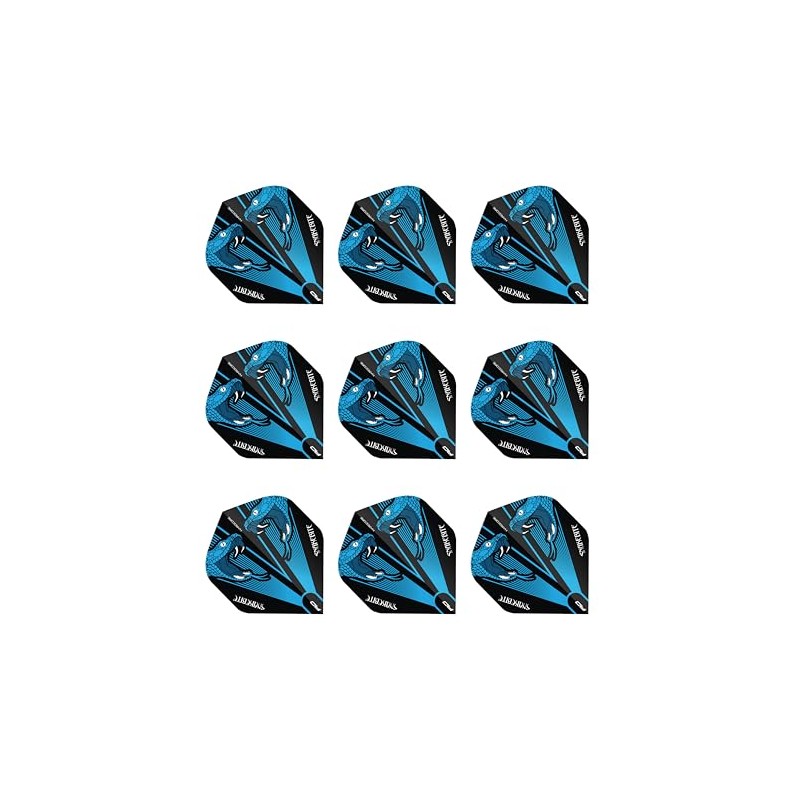 Peter Wright Red Dragon Snakebite Dart Flights, Full Range