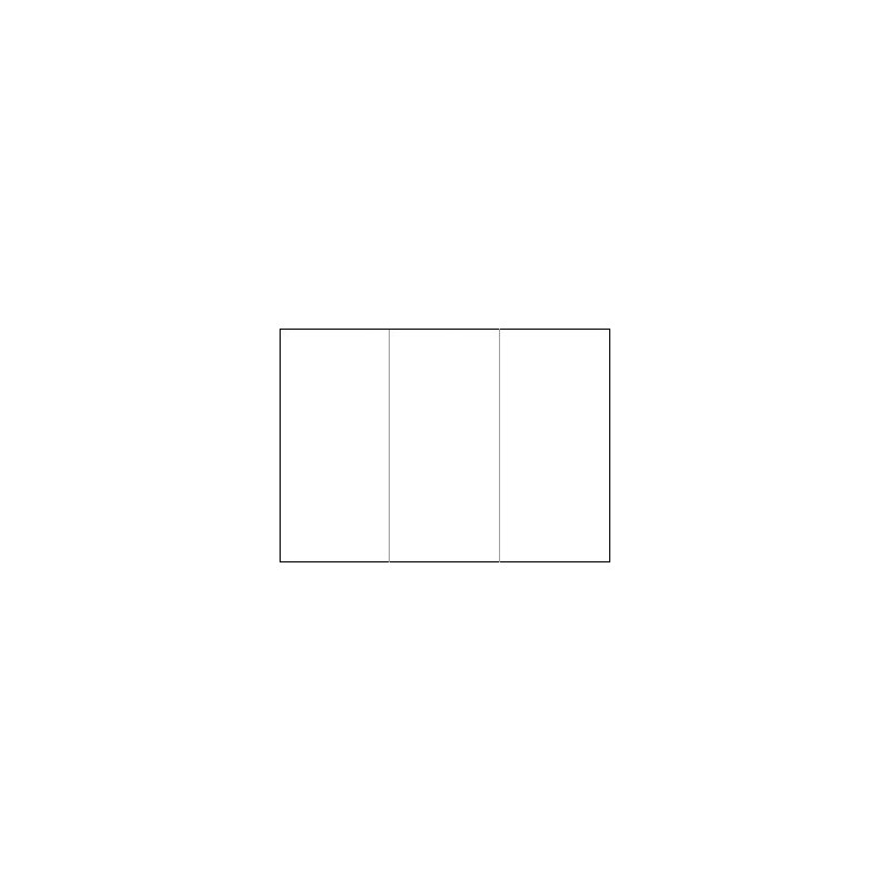 Brochure Paper, 3-fold Creased Double-Sided Inkjet Matte Cardboard (Pack of