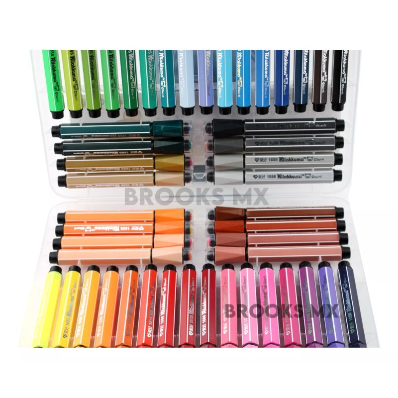 Rilakku 36pz Plumones Rilakkuma Kawaii Con Sello Incluido Mixto
