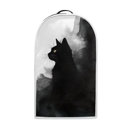 Urndoeng Soft Blender Cover Small Appliance for Kitchen Dust Cover Blender Protector Decoration Machine Washable Ink-Wash Black Cat