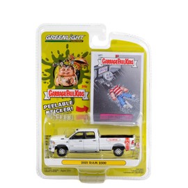 Greenlight 54070-D Garbage Pail Kids Series 4 - Tow Mitch - 2021 Dodge Ram 2500 1/64 Scale