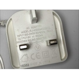 DIXIETREE Replacement for WHITE RJ-AS060450B001 6V 450mA AC ADAPTER for Motorola Baby Monitor