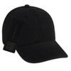 Cotton Twill Pigment-Dyed Sunbuster Ball Cap (Black)
