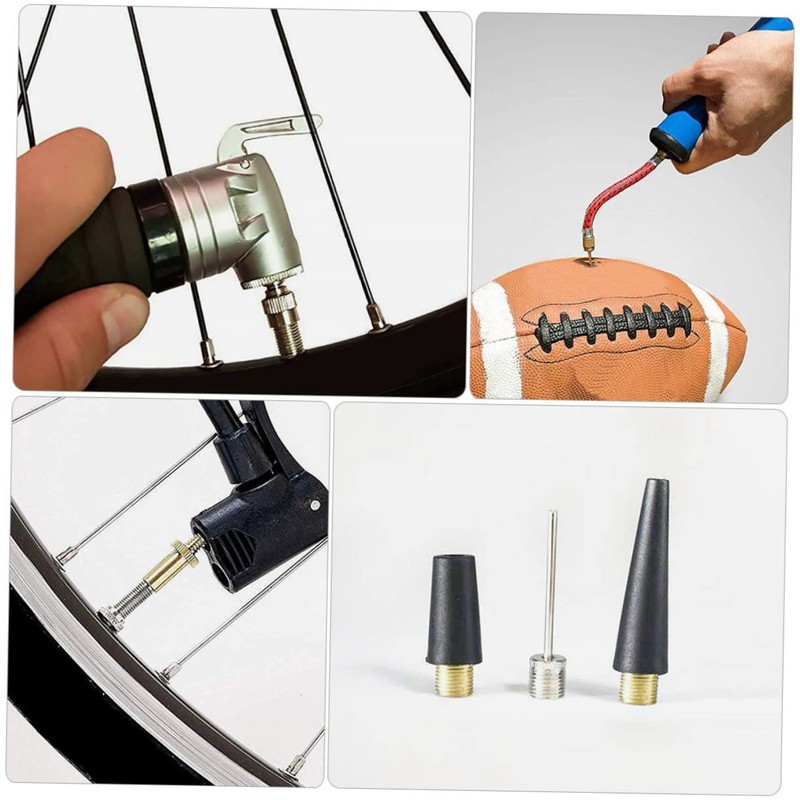 Alipis Inflatable Bike Accessories Set 7pcs Bike Pump Needles Ball