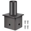 LEDMO Tenon Adapter for 4" Square Pole, 2-3/8" O.D. Vertical