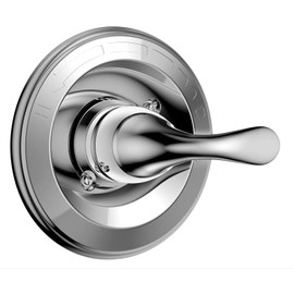 T13020 Chrome Shower Handle, Replacement for Delta Classic 13 Series Single-Function Trim Kit, Fit Delta Shower Valve R10000 Series (Cartridge Included)
