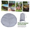 Outanaya 1Pc Round Hot Tub Cover Outdoor Bathtub Protector Durable