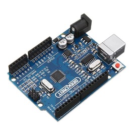 MMOBIEL ATmega328P New Version UNO R3 Board with A16U2 Compatible with Arduino IDE Projects RoHS Compliant - Includes USB Cable