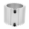 Black Silver Car Engine Oil Filter Cooler/Heat Sink Cover/Cap Aluminum