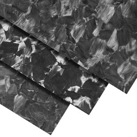 FANCYWING 200X300MM Forged Carbon Fiber Sheet,1.0MM Thickness Carbon Fiber Laminate Plate,100% Real Carbon Fiber Board