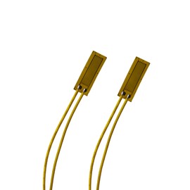 Cuidr Strain Gauges, 120ohm Foil Strain Gauge Sensor, Load Cell Pressure Resistance Strain Gauge, Linear Strain Gages (BX120-20AA, 2Pack)