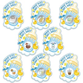 Baby Shower Games - Scratch Off Game - Baby Shower Activity and Idea for Ice Breakers - Fun and Easy to Play - 40 Cards Boys B