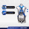 Palmer Safety Safety Harness Kit I 5pt Body Harness, 6'