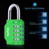Combination Padlock, Diyife Heavy Duty 4 Digit Padlock Weatherproof Outdoor
