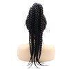 Long Black Braided Wigs for Black Women Soft 7 Box