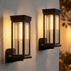 Sublume Solar Pathway Lights Outdoor 8 Pack, 3-in-1(Stake/Wall Mounted/Hang Lantern)