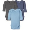 Name It Baby Boys' Nitbody 3p LS Solid NB B