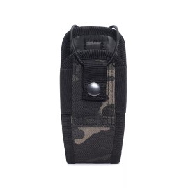 Unbranded Tactics Molle Walkie Talkie Pouch Radio Holder for Duty Belt Holster Storage Bag - BCP