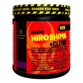 Pre Entreno Workout Hiroshima Clemb Oxido Dark Matter 30 Ser                                                                                          
