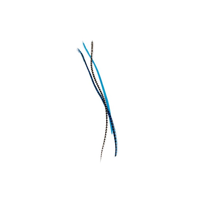 Real Feather Hair Extensions - Ice (3 Feathers)