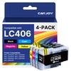 CATJOY LC406 Ink Cartridges for Brother Printer Compatible for Brother