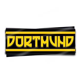 KNOW-MORE-STYLEZ Sticker Dortmund 0231 Bold Set of 50