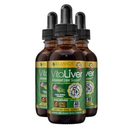 VitaLiver - Liver Health Supplement - Support Liver Cleanse & Detox - Liquid Delivery for Absorption - Milk Thistle, Artichoke, Chanca Piedra, Dandelion & More!