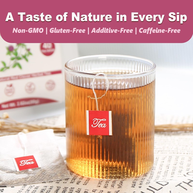 TEARELAE - Red Clover Tea Bags, 40 Count - Premium