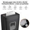 Bonsaii Paper Shredder, 8-Sheet Crosscut Shredder with 4.2 Gallon Bin