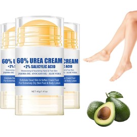 Crema Hidratante Anticrackes para Pies, Producto Hidratante de la Versión Actualizada 2025, Loción para Pies, Parches para Talones, que Puede Reparar y Humedecer los Pies y Manos Secos y Grietas. (3)