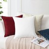 Sungeek Set of 2 Soft Chenille Cushion Covers 50x50cm Square
