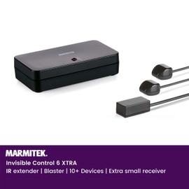 IR extender - Marmitek Invisible Control 6 XTRA - Hide your TV components - 2x IR blaster to operate an unlimited number of devices - Use your own remote control - Extra small receiver