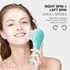 UMICKOO Face Scrubber Exfoliator,Facial Cleansing Brush Rechargeable IPX7 Waterproof with