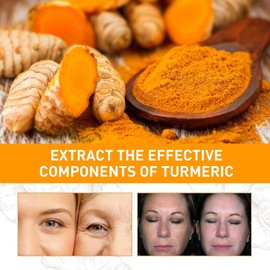 Turmeric Oil Facial Serum - Helps to Minimize the Appearance of Spots, Contributes to a Brighter Complexion, and Provides Moisture. Suitable for all Skin Types (10ML)