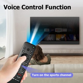 Replacement for Sony TV Remote Control with Voice Function – Compatible with Sony Bravia Smart TVs (BRAVIA 3/7/8/9, X90L/X93L/X95L, A75L/A80L/A95L) – Works with RMF-TX810U, TX820U, TX910U, TX920U