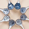 Ceramic Asian Soup Spoons, Easy to Hold, Long Handle Perfect