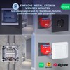 NOUS ZigBee Smart Switch Module mit Leistungsmessung, 2 Kanäle, AC