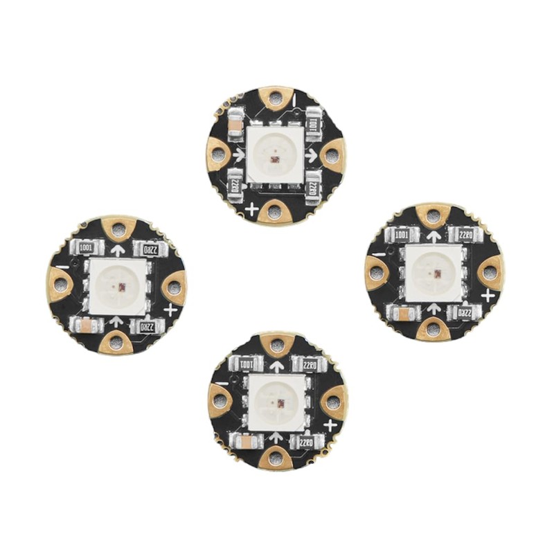 Adafruit Flora RGB Smart NeoPixel Version 2 - Pack of