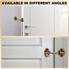 Otoolling 2 Pieces 2.75 Inch Brass Hook and Eye Latch