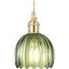 Battery Operated Ceiling Light,Pendant Light Petal Glass Battery Chandelier Light