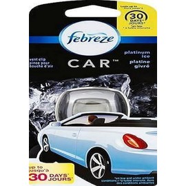 Febreze Platinum Ice Car Air Freshener Vent Clips - 1ct