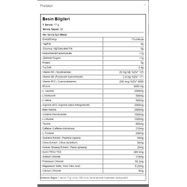 Bigjoy Pre-Workout Predator - Orman Meyveleri Aromalı 1 Paket(1 X 510 G)