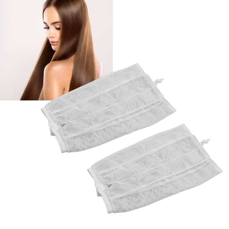 2Pcs Net Plopping Cap Adjustable Reusable Versatile Drying Curly Hair