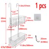 Antrader Hanging Shower Rack,Shower Caddy Hanging with Hooks,Hung on the