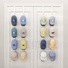 SWTYMIKI Over Door Hat Organizer - 4 Packs Metal Hanging