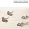 SDTWZW 5mm Shelf Pegs L-Shaped Cabinet Support Pins Bracket Style